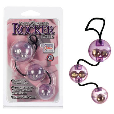 California Exotic Rocker Balls, фиолетовый — фото 1