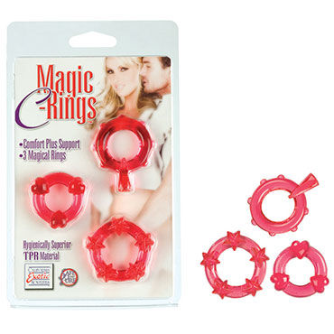 California Exotic Magic C-rings, красный — фото 1