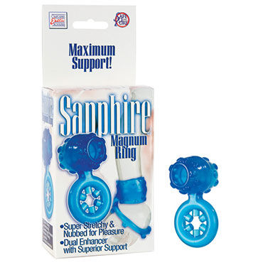 California Exotic Sapphire Magnum Ring, Кольцо с петлей для мошонки