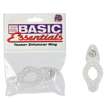 California Exotic Basic Essentials Teaser Enhancer Ring, Кольцо с бусинкой