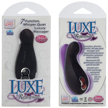 California Exotic Luxe Rejuvenate массажер, черный - 7 функций - купить в секс шопе