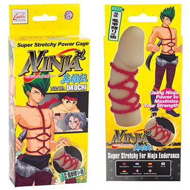 California Exotic Ninja Power Cages, красный — фото 3