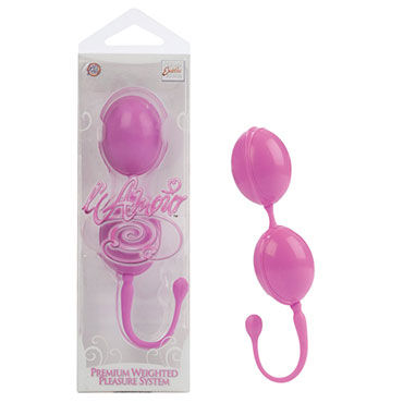 California Exotic Lamore, розовый, Каплевидные вагинальные шарики