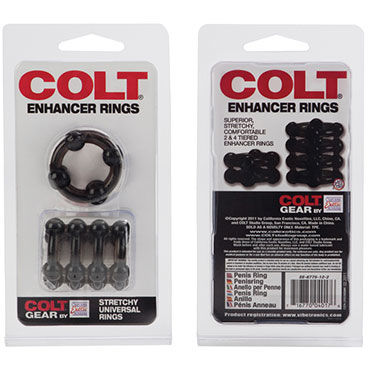 California Exotic Colt Enhancer Rings, черный — фото 3