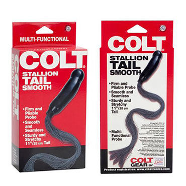 California Exotic Colt Stallion Tail Smooth - Анальный фаллос с хвостиком - купить в секс шопе