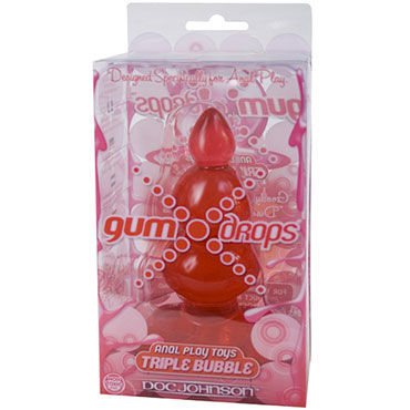 Doc Johnson Gum Drops Triple Bubble, красная — фото 3