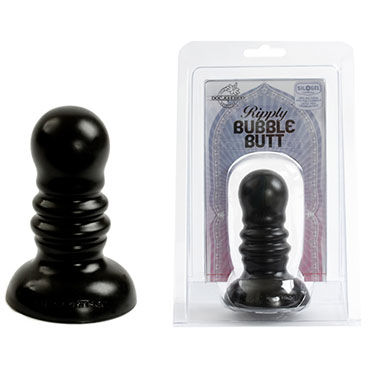 Doc Johnson Bubble Butt Ripply, черный — фото 1