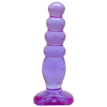 Doc Johnson Crystal Jellies Anal Delight, фиолетовый — фото 2