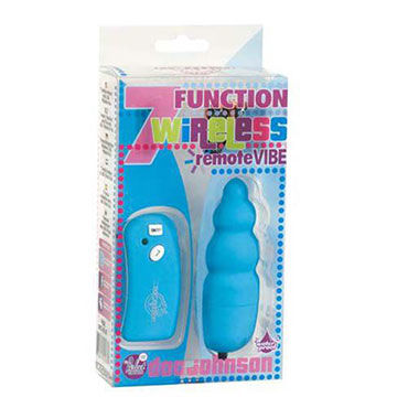 Doc Johnson 7 Function Wireless, голубой — фото 3