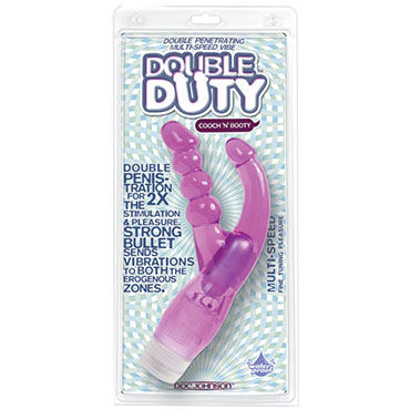 Doc Johnson Double Duty, фиолетовый — фото 3