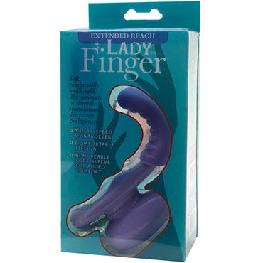 Doc Johnson Lady Finger, фиолетовый — фото 3