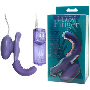 Doc Johnson Lady Finger, фиолетовый — фото 1