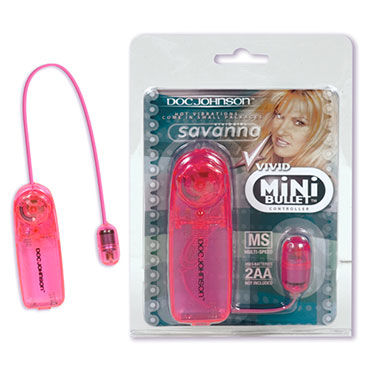 Doc Johnson Vivid , розовый, Маленькое  яичко