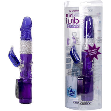 Doc Johnson Mini I-Vibe Rabbit, фиолетовый — фото 1
