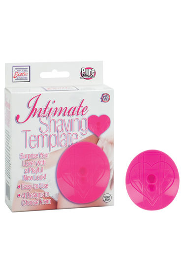 California Exotic Intimate Shaving Template, розовый, Стайлер для интимной стрижки