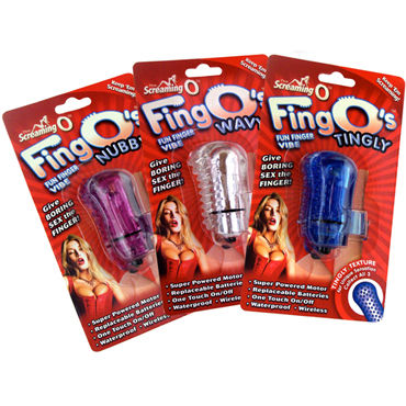 The Screaming O Fingos насадка - Насадка на пальцы для стимуляции эрогенных зон - купить в секс шопе