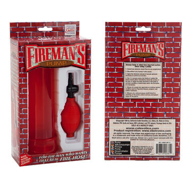 California Exotic Firemans Pump - Мужская вакуумная помпа в форме огнетушителя - купить в секс шопе