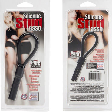 California Exotic Silicone Stud Lasso, черный — фото 3