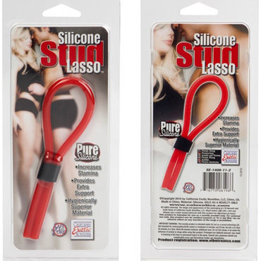 California Exotic Silicone Stud Lasso, красный — фото 3