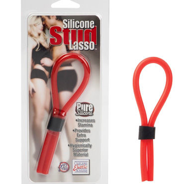 California Exotic Silicone Stud Lasso, красный — фото 1