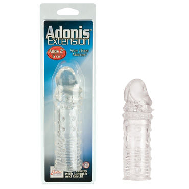 California Exotic Adonis Extension, прозрачный, Удлиняющая насадка на пенис