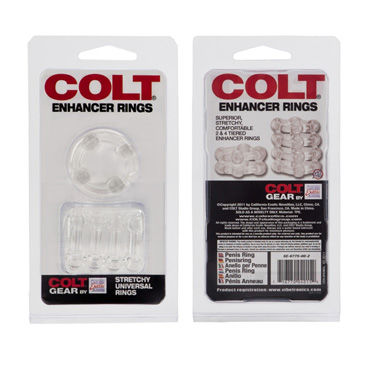 California Exotic Colt Enhancer Rings, прозрачный — фото 3