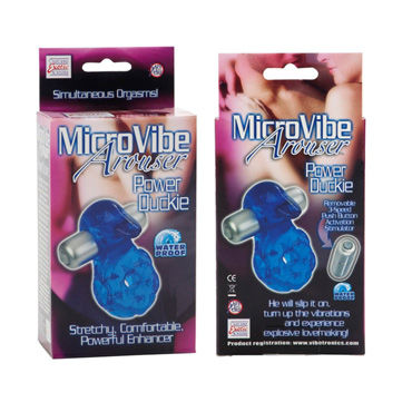 California Exotic Micro Vibe Arouser - Эрекционное кольцо в форме уточки - купить в секс шопе