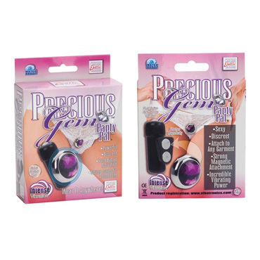 California Exotic Precious Gem Panty Pals, фиолетовый — фото 3