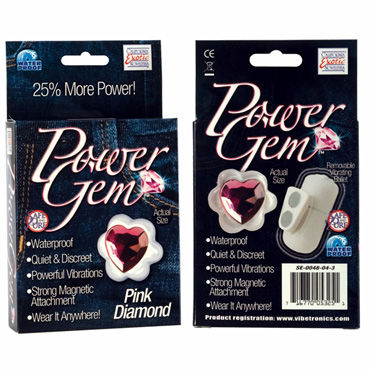 California Exotic Power Gem Ticklers, розовый — фото 3