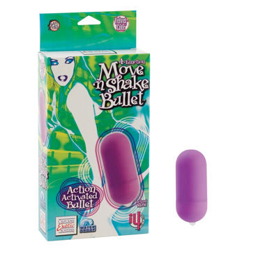 California Exotic Moven Shake, фиолетовый, Пуля с переключением скоростей по новой технологии