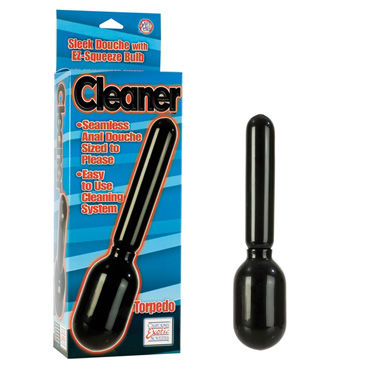 California Exotic Cleaner Torpedo Douche, Анальный бесшовный душ