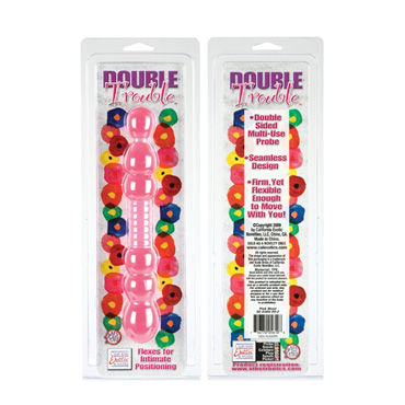 California Exotic Double Trouble Probes, розовый — фото 3
