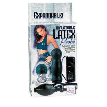 California Exotic Inflatable Latex Probe - Надувная анальная пробка - купить в секс шопе