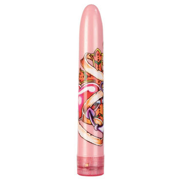 California Exotic Inked Vibes Superslims, розовый — фото 2