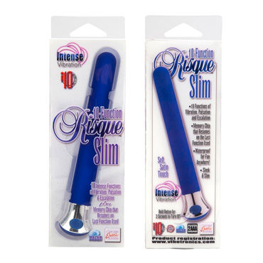 California Exotic Risque Slims, синий — фото 3