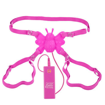 California Exotic Posh Silicone Butterfly Lovers, розовый - фото, отзывы