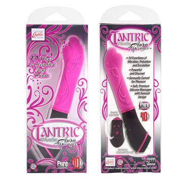 California Exotic Tantric Aura Massagers, розовый - Силиконовый вибратор - купить в секс шопе