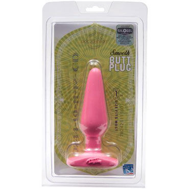 Doc Johnson Butt Plug Medium, розовая — фото 3