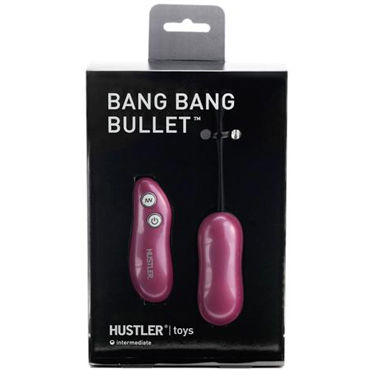 Hustler Bang Bang Bullet - Виброяйцо с пультом управления - купить в секс шопе