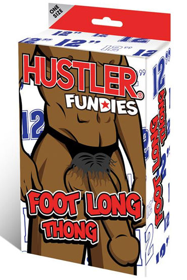 Hustler G-стринги - Фантазийные, темнокожий пенис - купить в секс шопе