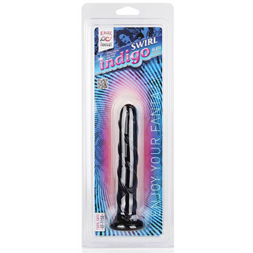Erotic Fantasy Swirl Indigo - С рельефным стволом - купить в секс шопе