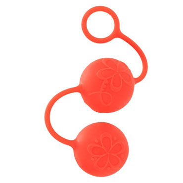 California Exotic Posh Silicone “O” Balls, оранжевый — фото 2