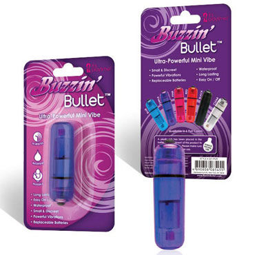 Lux Fetish Buzzin Bullet, фиолетовая, Мощная вибропуля