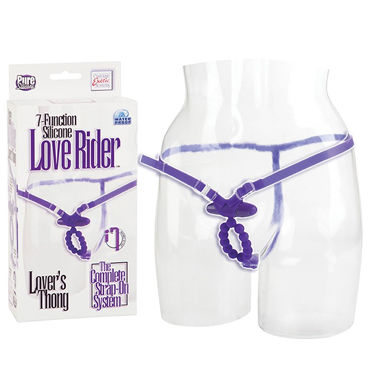 California Exotic Lovers Thong, фиолетовый — фото 1