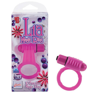 California Exotic Lia Magic Ring, розовый, Виброкольцо на пенис