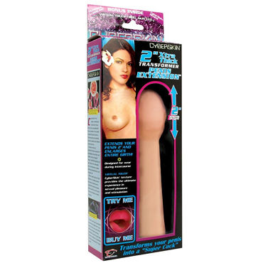 Topco Penis Extension, телесный - Реалистичная насадка на пенис - купить в секс шопе