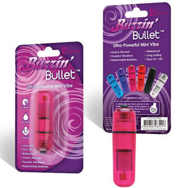 Lux Fetish Buzzin Bullet, розовый, Компактная вибропулька