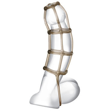 California Exotic Cock Cage Enhancers, серая — фото 2