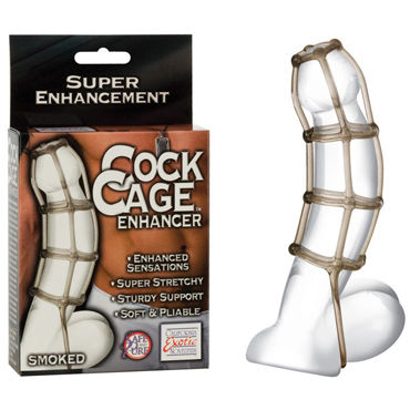 California Exotic Cock Cage Enhancers, серая — фото 1
