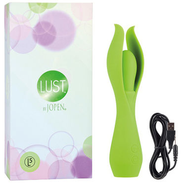 Jopen Lust L5, зеленый, Вибромассажер оригинальной формы